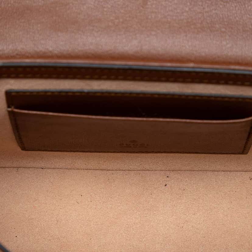 Gucci Mini GG Supreme Padlock Satchel Beige Canvas Very good condition - Model View