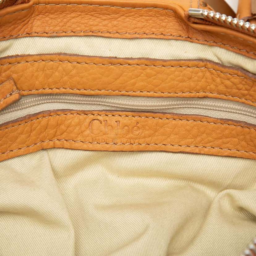 Chloé Mini Leather Paddington Handbag Brown Leather Very good condition - Box View