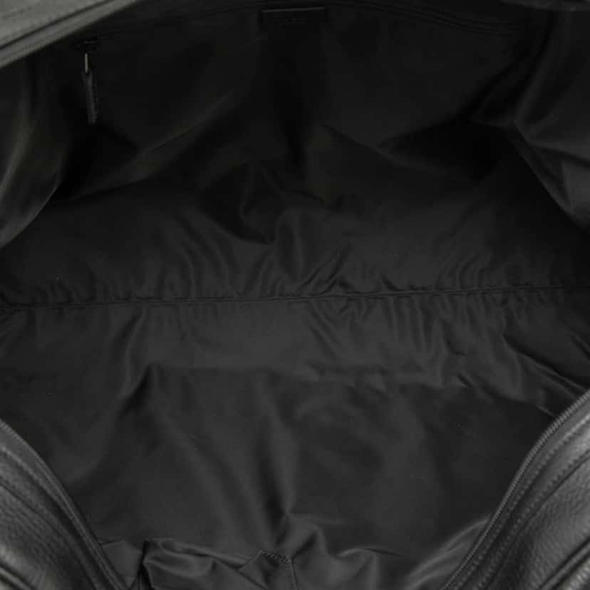 Gucci Web Leather Travel Bag Black Leather Very good condition - Model View