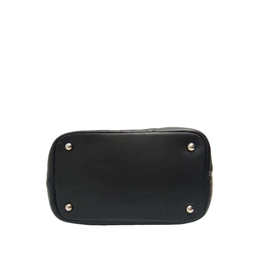 Chanel Medium Lambskin Cambon Ligne Tote Black Leather Very good condition - Inside View