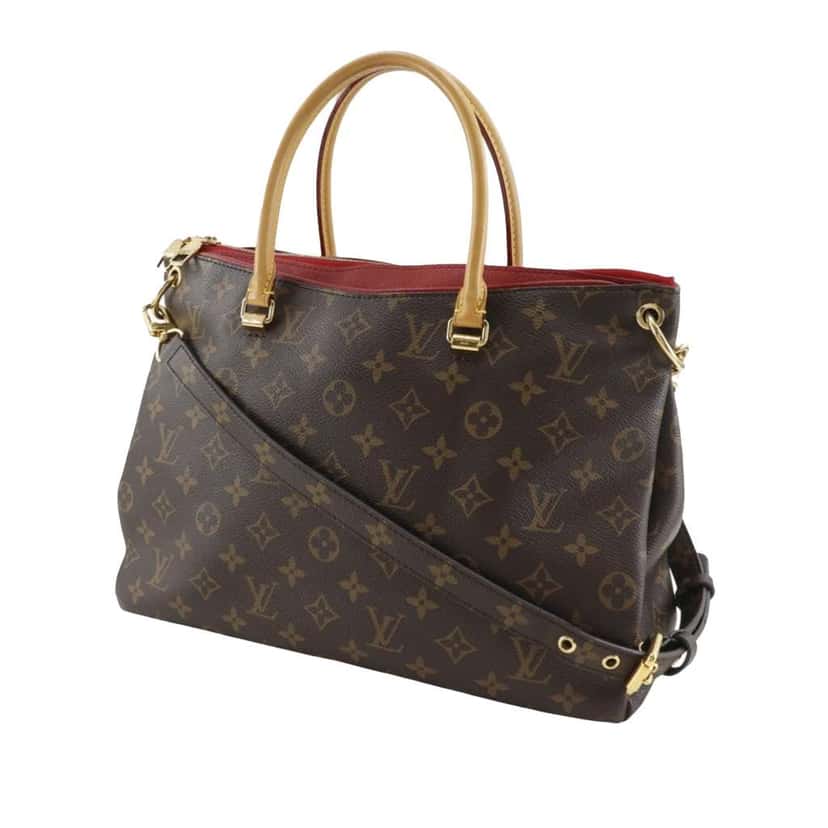 Louis Vuitton Monogram Pallas MM Brown Very good condition - Back View