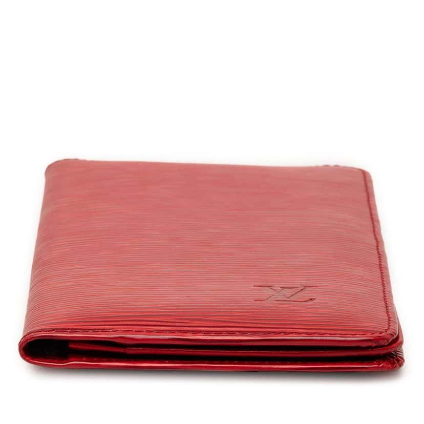 Louis Vuitton Epi Porte Cartes Credit Bifold Wallet Red Leather Very good condition - Inside View