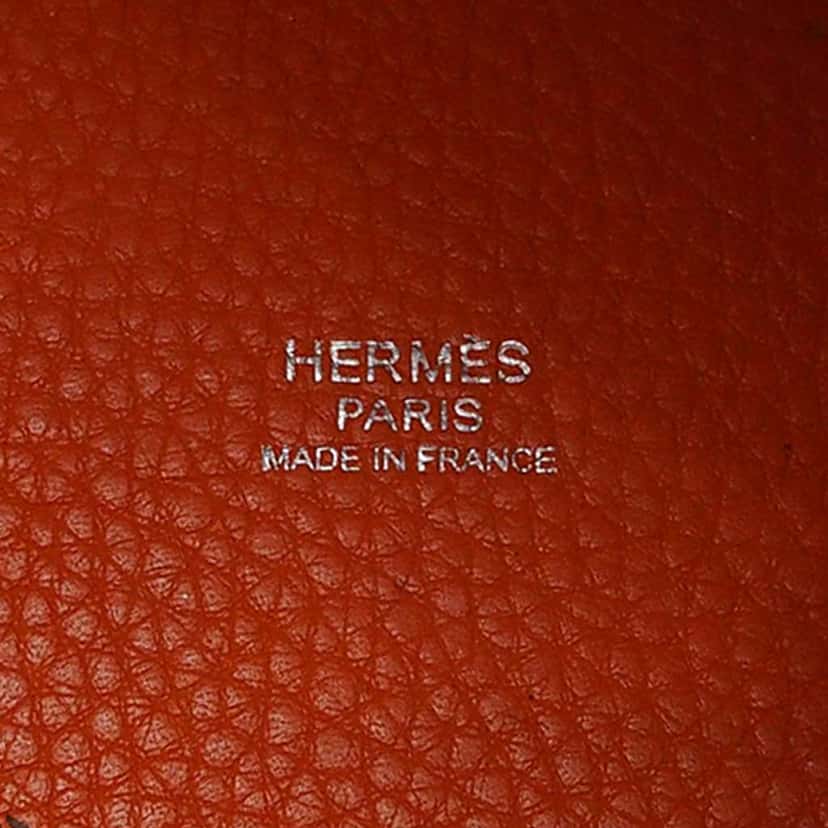 Hermès Clemence Picotin Lock 18 Orange Leather Very good condition - Box View