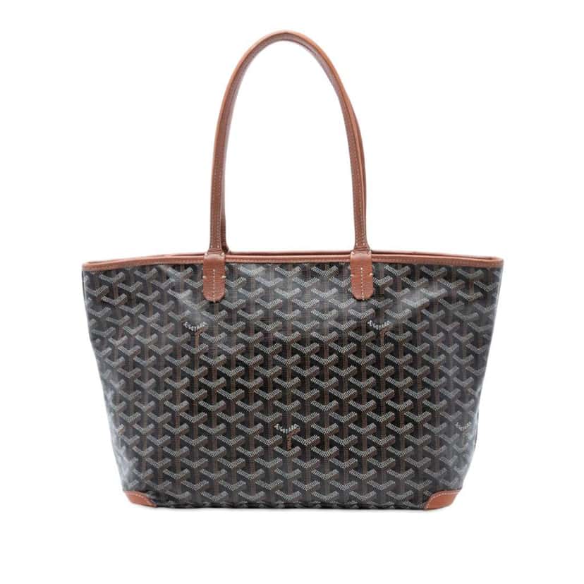 Goyard Goyardine Artois PM Black Canvas Very good condition - Front View