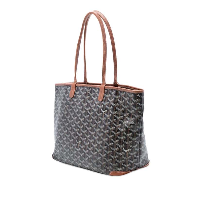 Goyard Goyardine Artois PM Black Canvas Very good condition - Back View