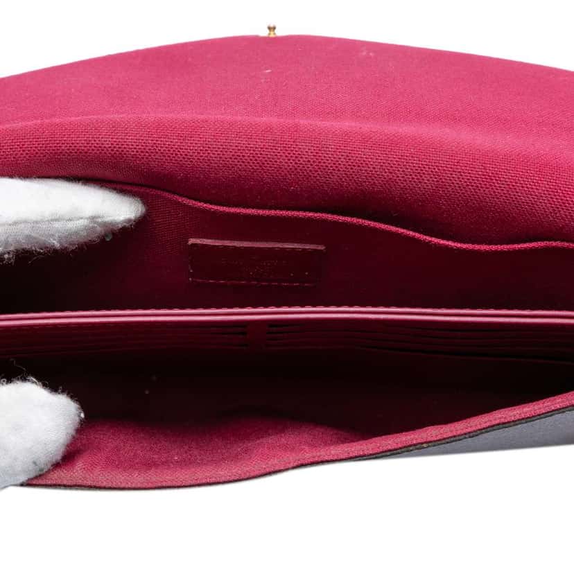 Louis Vuitton Monogram Pochette Felicie Brown Very good condition - Model View