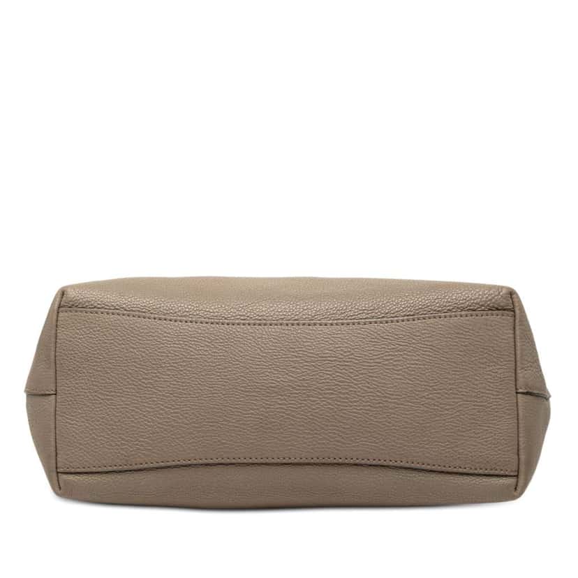 Prada Vitello Daino Canapa Logo Tote Brown Leather Very good condition - Inside View