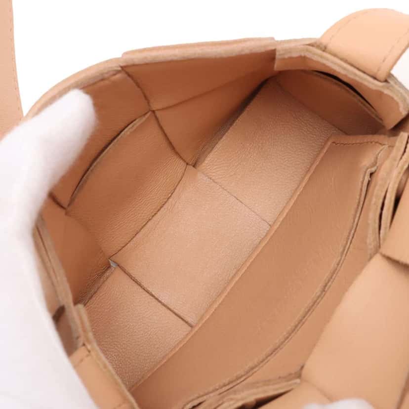 Bottega Veneta Candy Nappa Intrecciato Cassette Crossbody Brown Leather Very good condition - Inside View