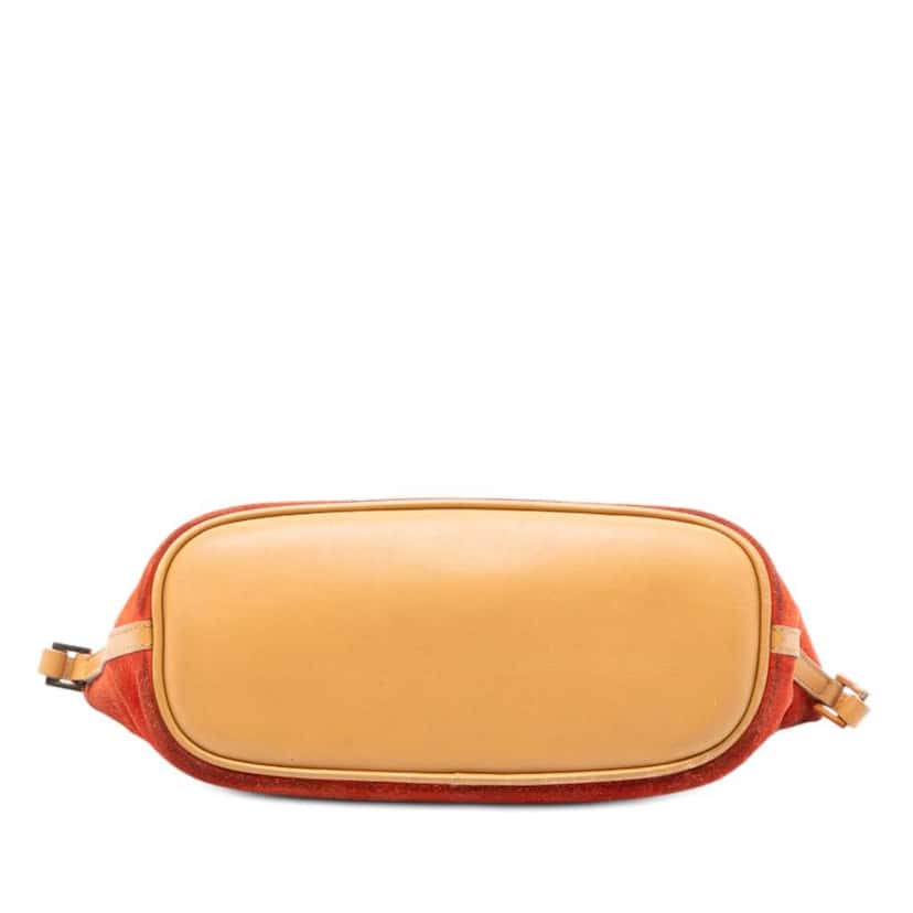 Gucci Suede Boat Orange Leather Very good condition - Inside View