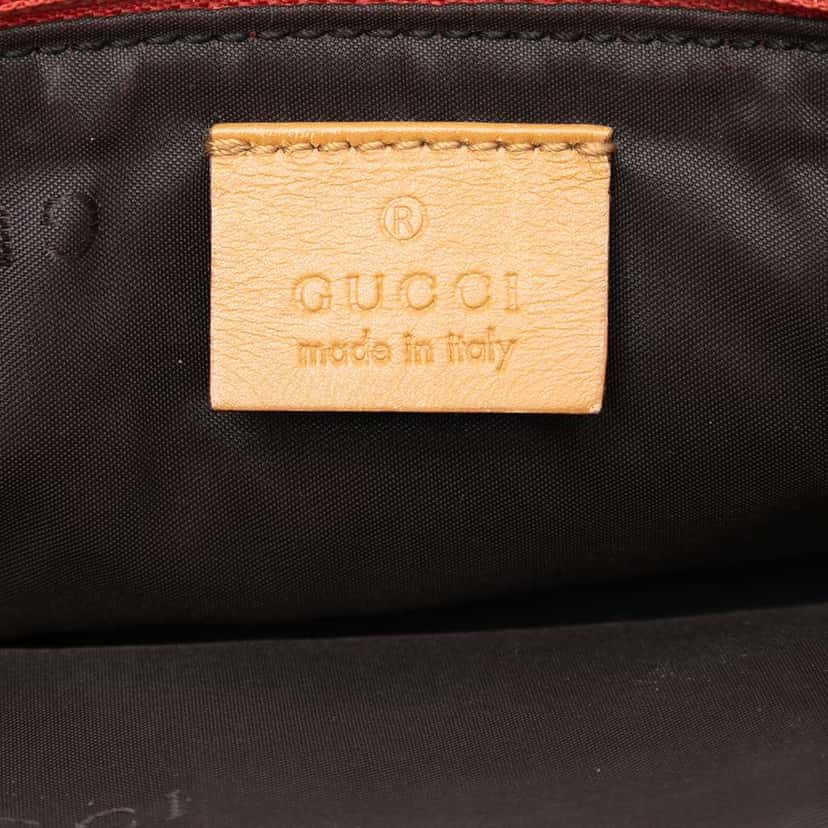 Gucci Suede Boat Orange Leather Very good condition - Box View