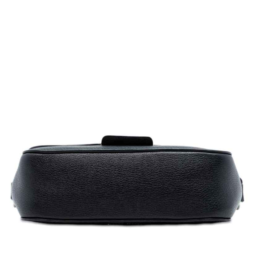 Miu Miu Goatskin Madras Crossbody Black Leather Very good condition - Inside View