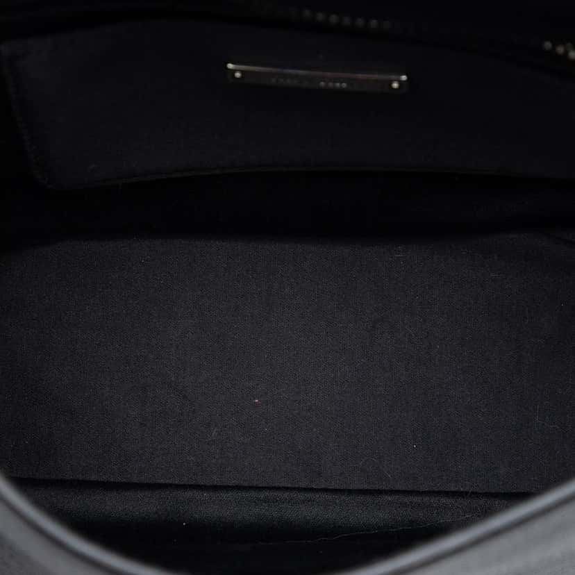 Miu Miu Goatskin Madras Crossbody Black Leather Very good condition - Model View