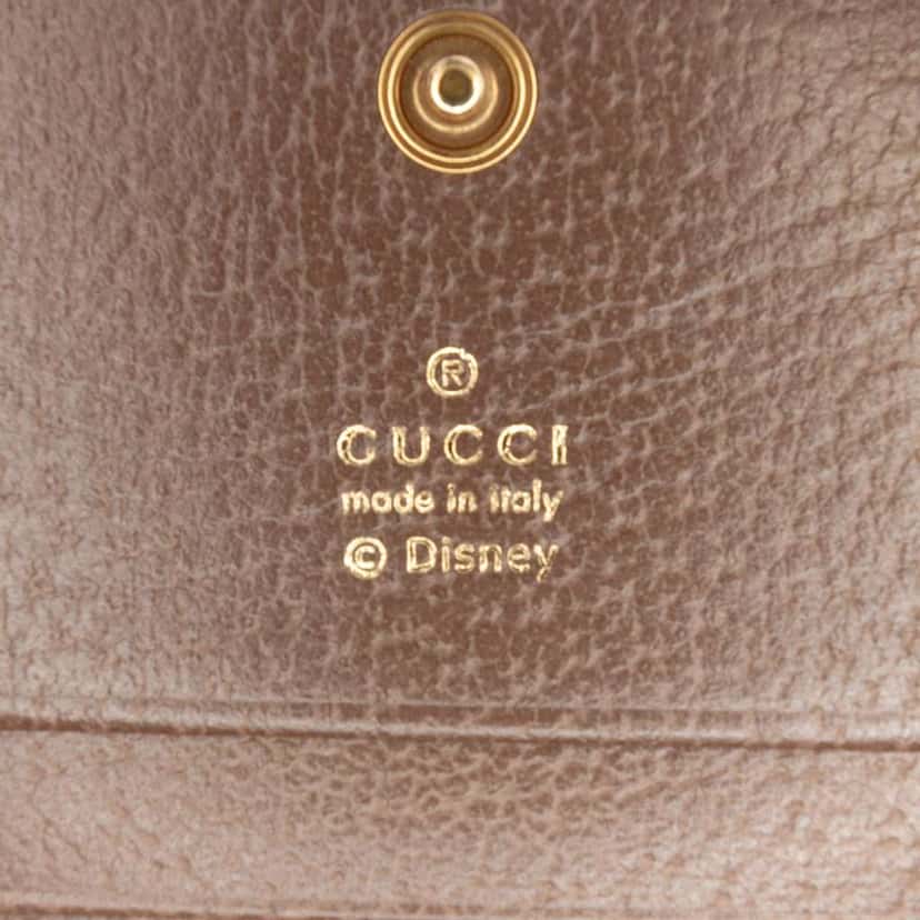 Gucci Disney GG Supreme Donald Duck Compact Wallet Beige Canvas Very good condition - Box View