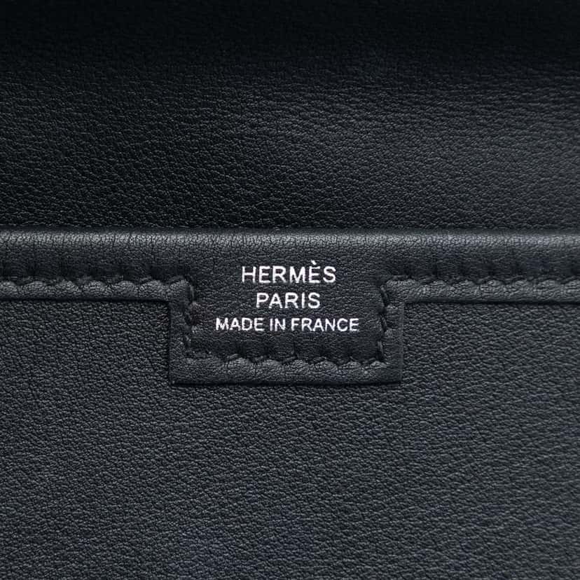 Hermès Evercolor Jige Elan 29 Black Leather Very good condition - Box View
