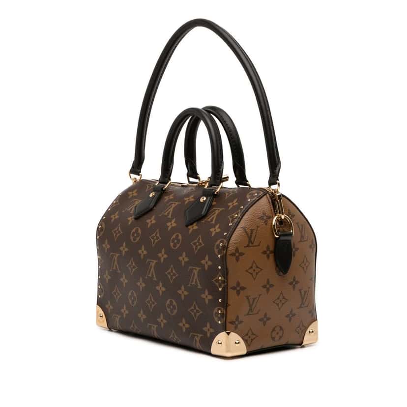 Louis Vuitton Monogram Speedy Trunk 25 Brown Very good condition - Back View