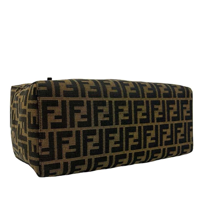 Fendi Zucca Canvas Bento Box Bag Brown Canvas Very good condition - Inside View