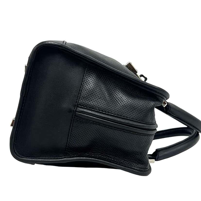 Loewe Perforated Leather Amazona 28 Black Leather Very good condition - Box View