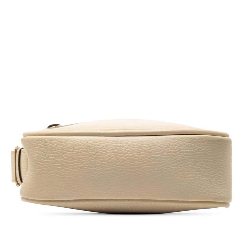 Gucci Grained Calfskin Logo Crossbody Brown Leather Very good condition - Inside View