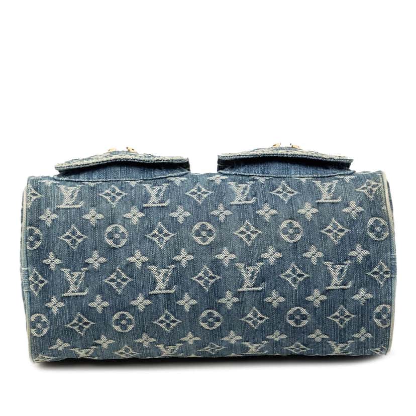 Louis Vuitton Monogram Denim Neo Speedy 30 Blue Denim Very good condition - Inside View