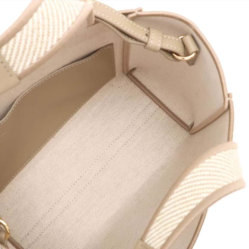 Loewe Small Canvas Font Tote Beige Canvas Very good condition - Inside View