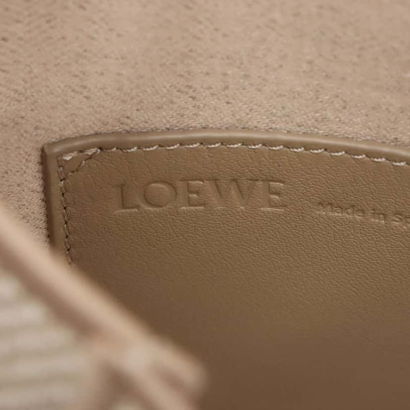 Loewe Small Canvas Font Tote Beige Canvas Very good condition - Box View