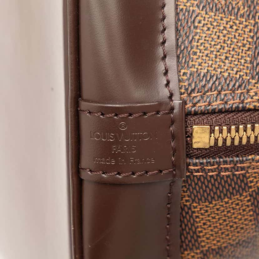 Louis Vuitton Damier Ebene Alma PM Brown Very good condition - Box View