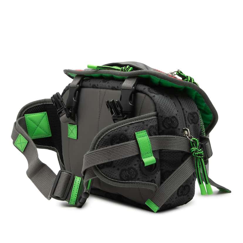 Gucci Small GG Nylon Backpack Green Very good condition - Back View