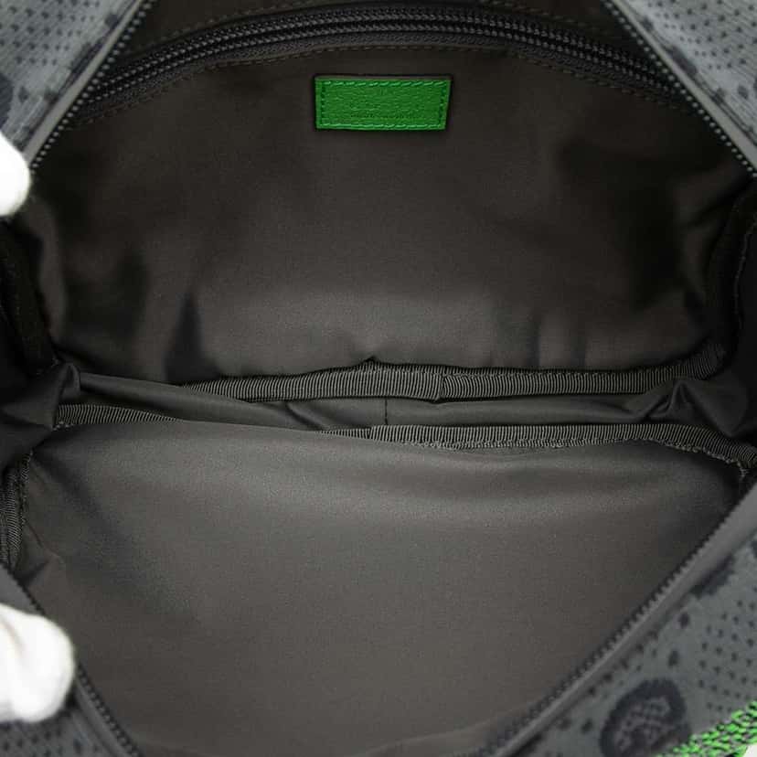 Gucci Small GG Nylon Backpack Green Very good condition - Model View