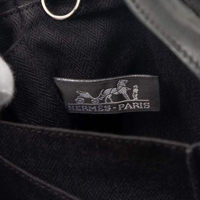 Hermès Caravan Horizontal PM Black Leather Very good condition - Box View