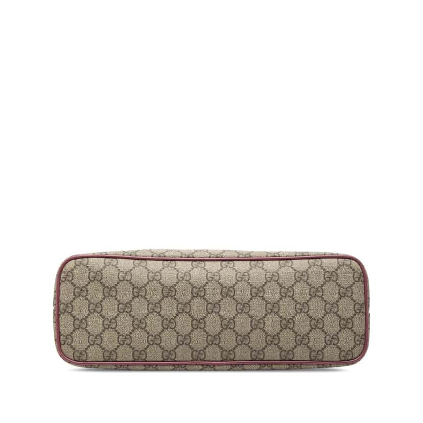 Gucci Small GG Supreme Convertible Tote Beige Canvas Very good condition - Inside View