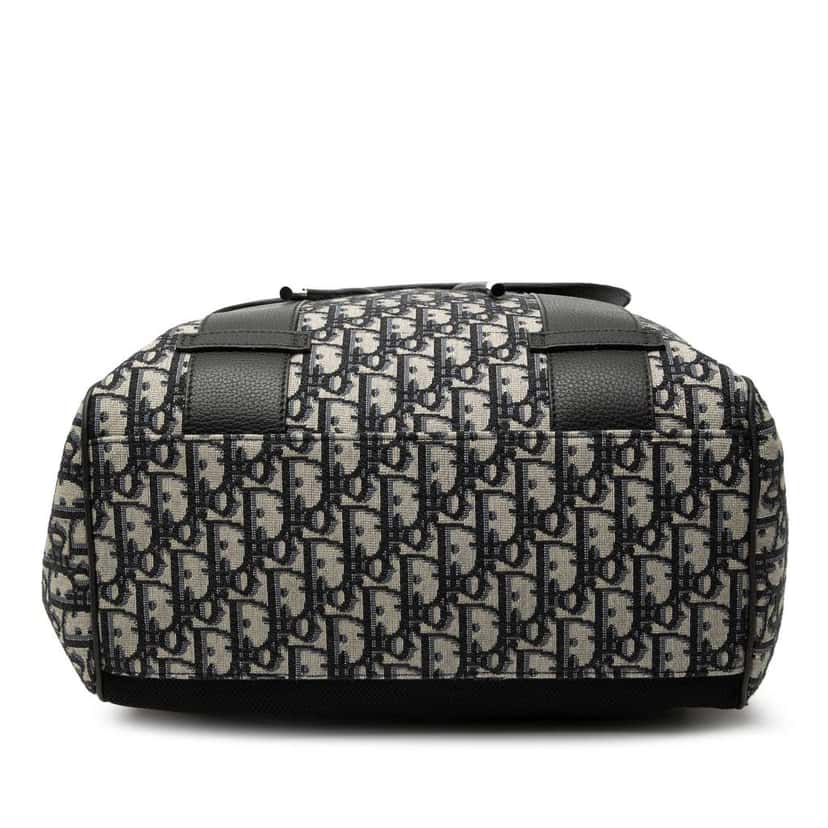 Dior Oblique Canvas Essential Backpack Blue Canvas Very good condition - Inside View