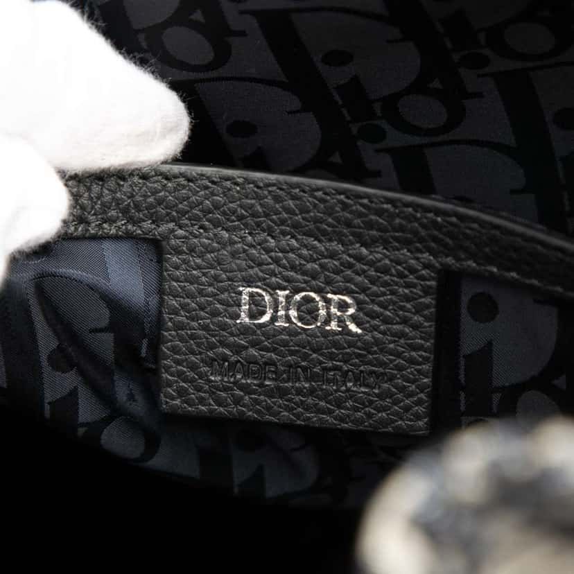 Dior Oblique Canvas Essential Backpack Blue Canvas Very good condition - Box View