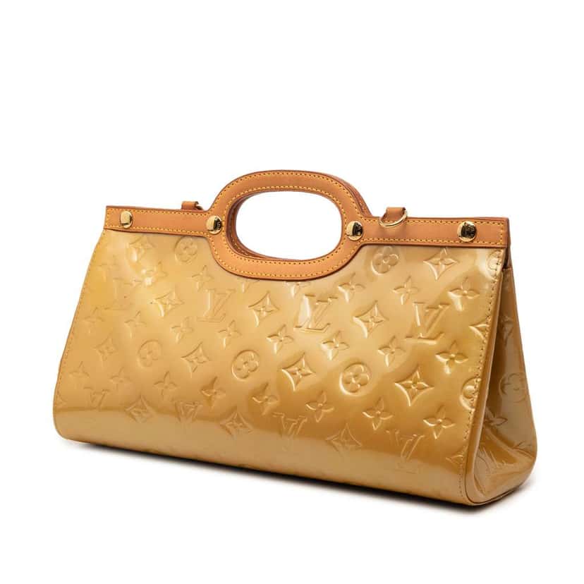 Louis Vuitton Monogram Vernis Roxbury Drive Brown Leather Very good condition - Back View