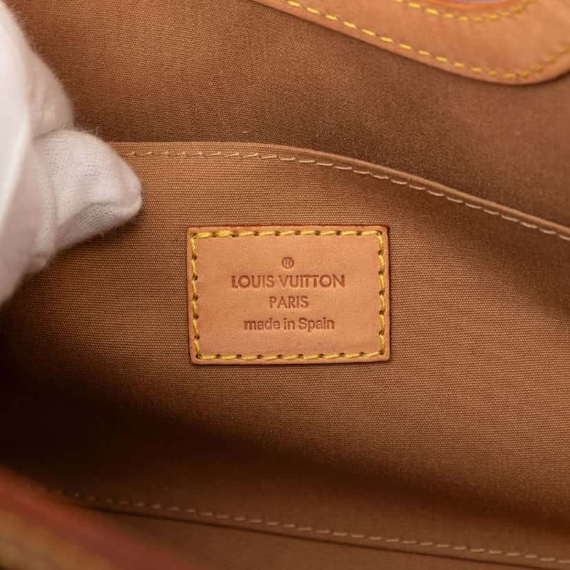 Louis Vuitton Monogram Vernis Roxbury Drive Brown Leather Very good condition - Box View