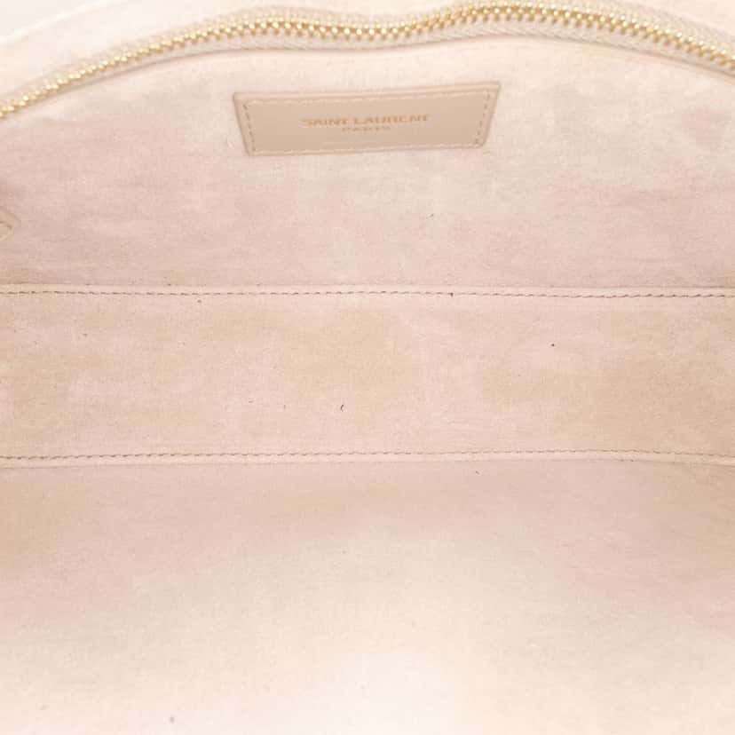 Saint Laurent Smooth Calfskin Le 5 a 7 White Leather Very good condition - Model View