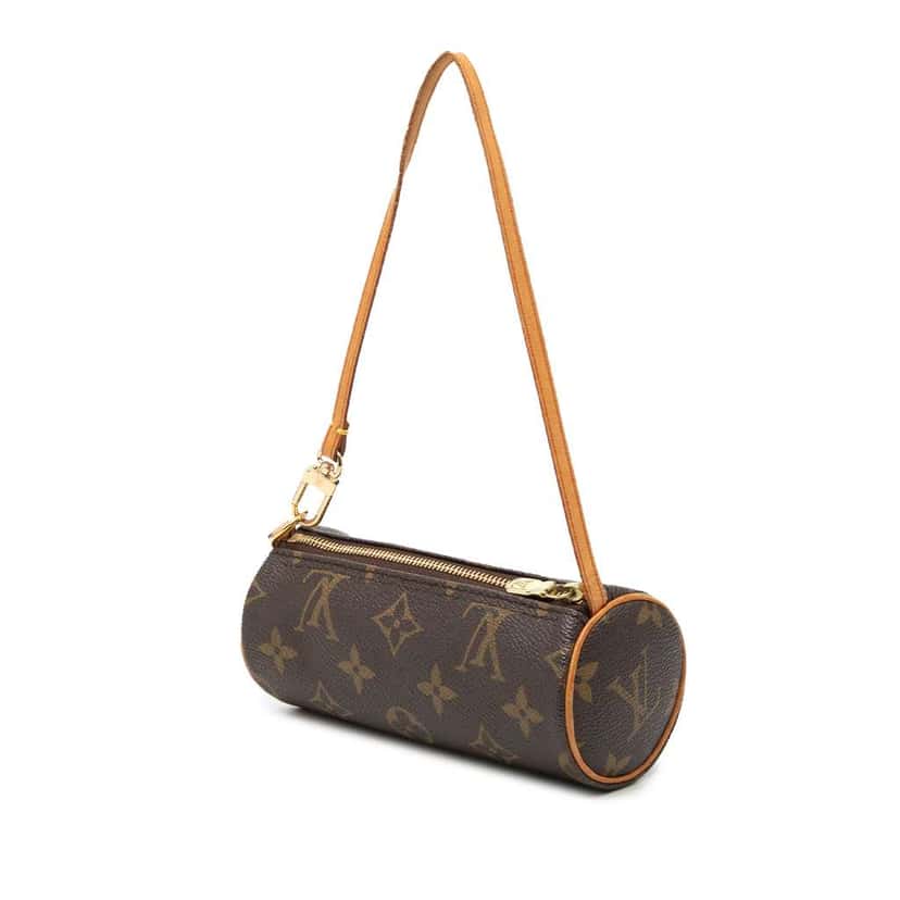 Louis Vuitton Monogram Papillon Pochette Brown Very good condition - Back View