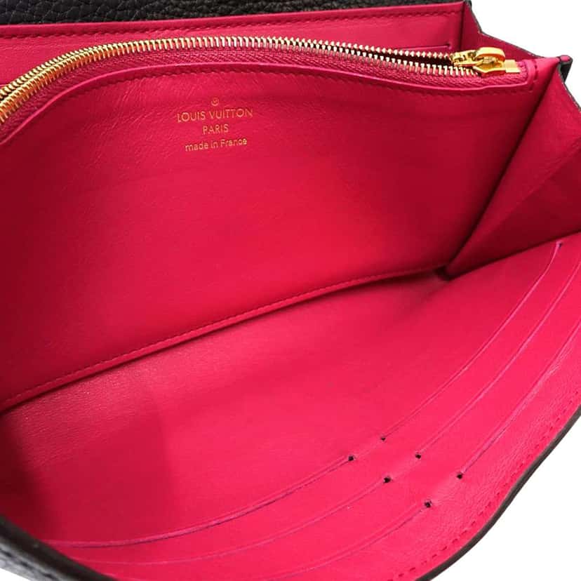 Louis Vuitton Taurillon Capucines Long Wallet Black Leather Very good condition - Model View