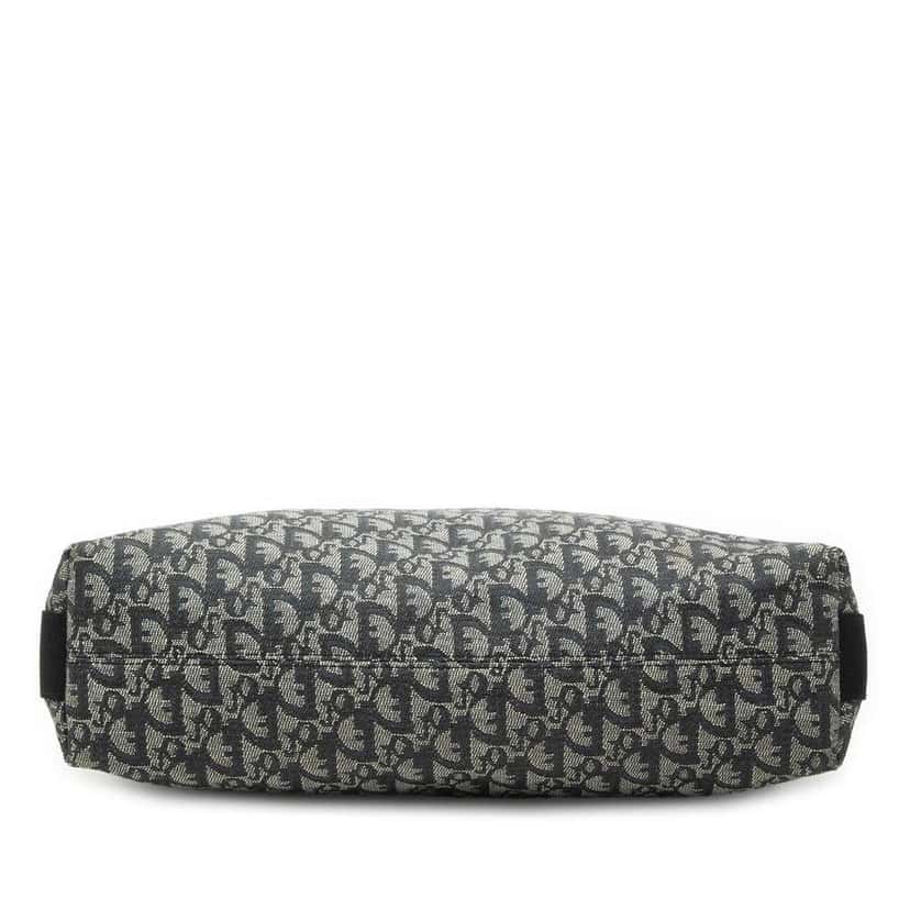 Dior Diorissimo Trotter Canvas Crossbody Blue Canvas Good condition - Inside View