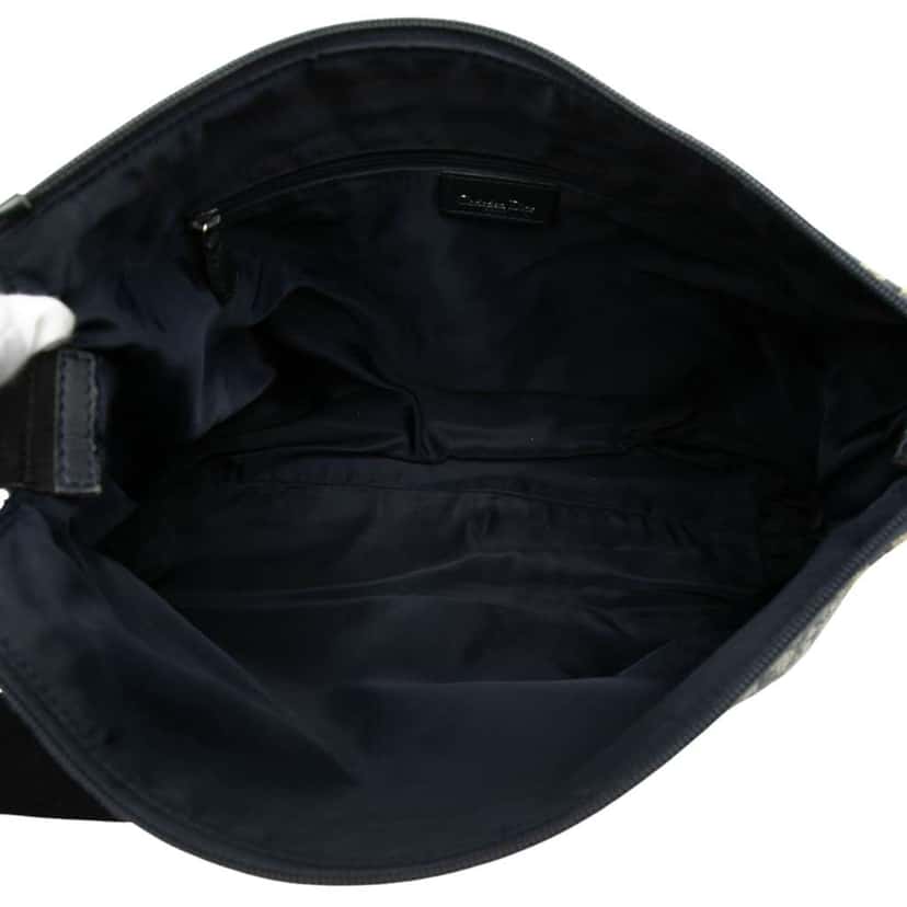 Dior Diorissimo Trotter Canvas Crossbody Blue Canvas Good condition - Model View