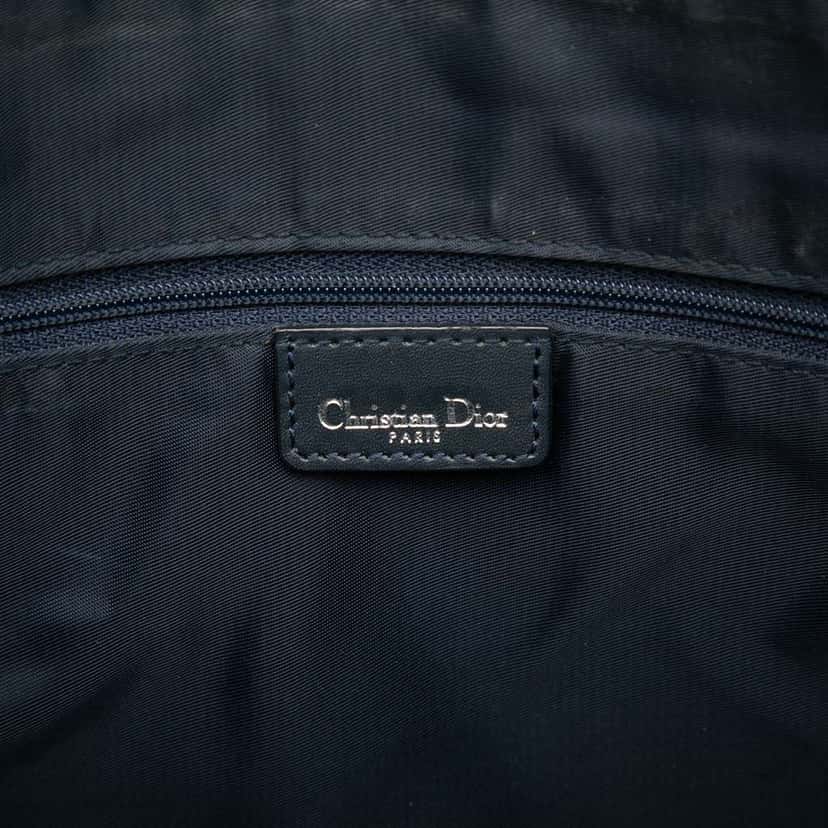 Dior Diorissimo Trotter Canvas Crossbody Blue Canvas Good condition - Box View