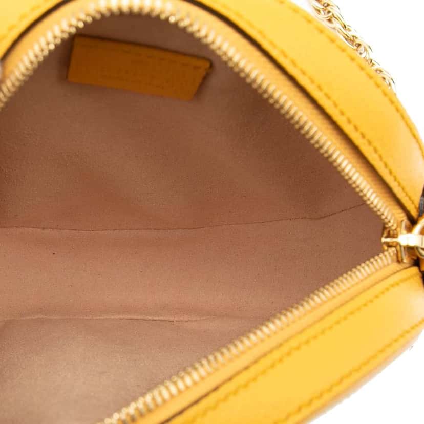 Gucci Mini GG Supreme Flora Ophidia Round Crossbody Beige Canvas Very good condition - Model View