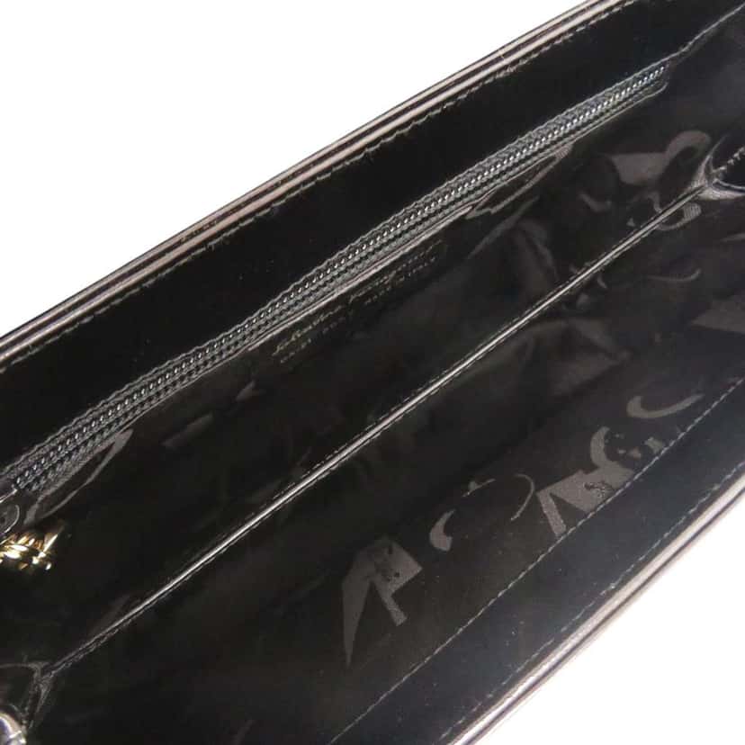 Salvatore Ferragamo Leather Gancini Top Handle Bag Black Leather Very good condition - Model View