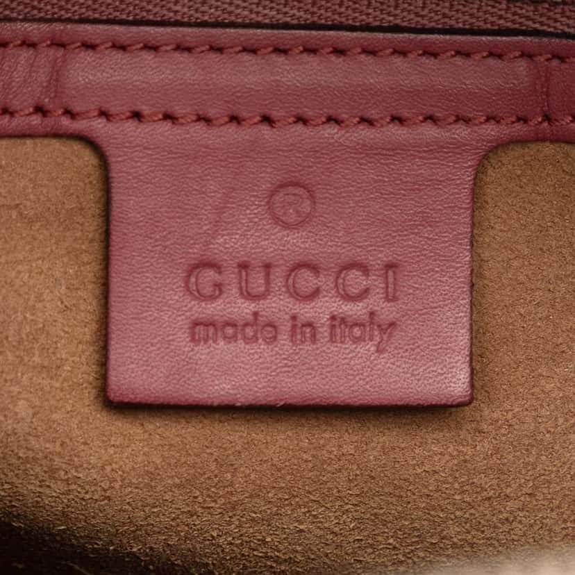 Gucci Medium GG Supreme Blooms Satchel Beige Canvas Very good condition - Box View