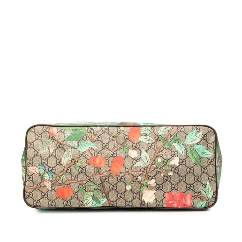 Gucci Medium GG Supreme Tian Convertible Soft Tote Beige Canvas Very good condition - Inside View