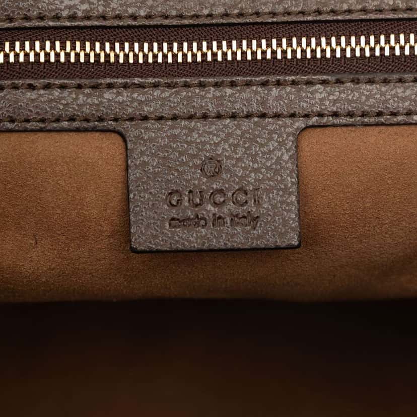 Gucci Medium GG Supreme Tian Convertible Soft Tote Beige Canvas Very good condition - Box View