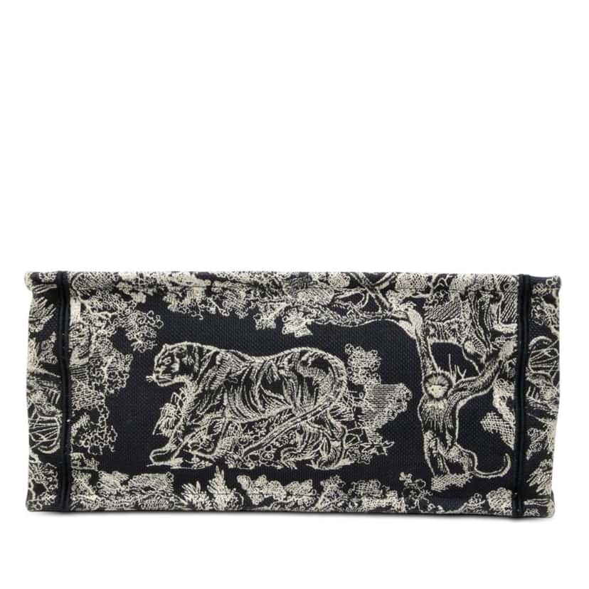 Dior Medium Canvas Embroidered Reverse Dioriviera Toile De Jouy Book Tote Blue Canvas Very good condition - Inside View