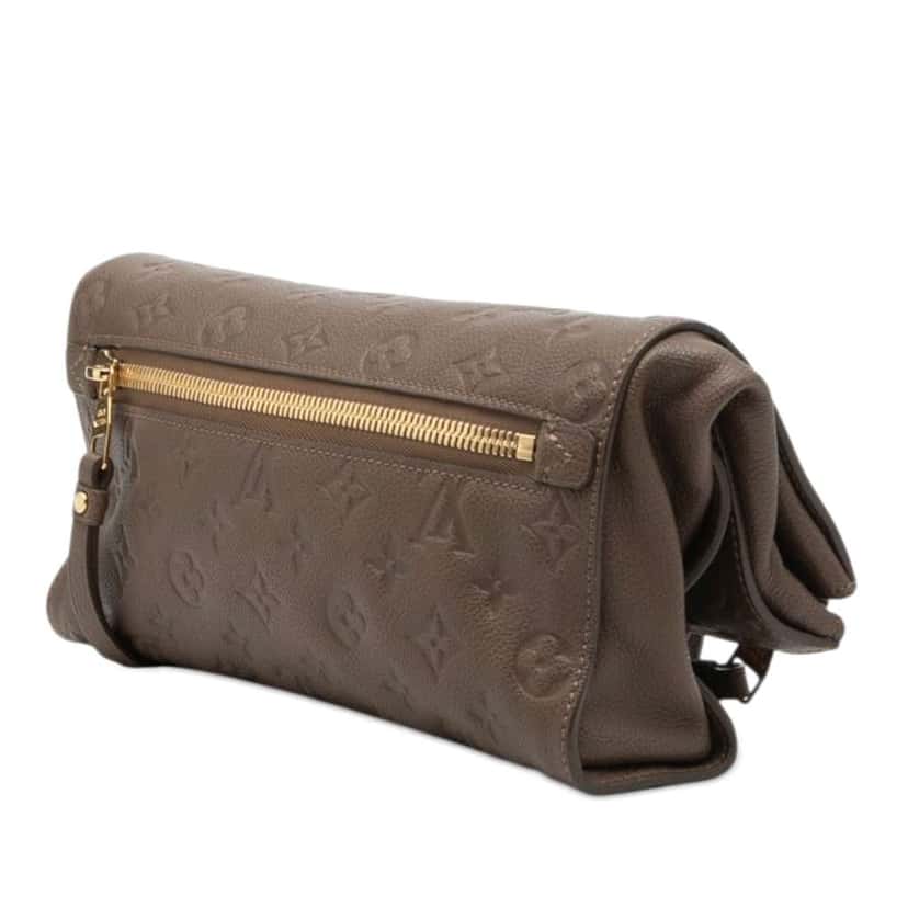 Louis Vuitton Monogram Empreinte Petillante Brown Leather Very good condition - Back View