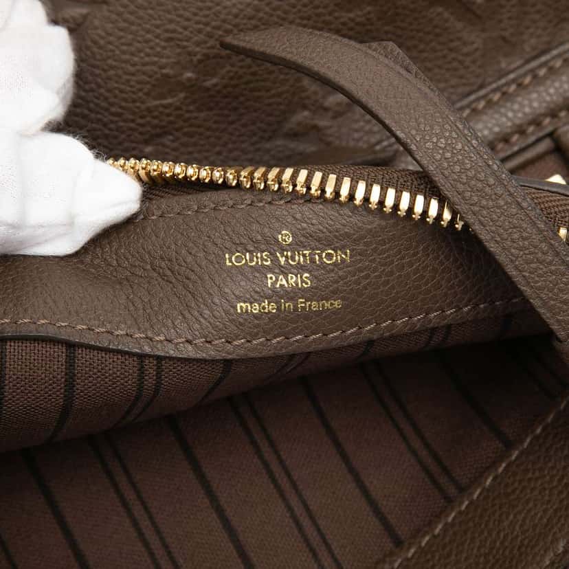 Louis Vuitton Monogram Empreinte Petillante Brown Leather Very good condition - Box View