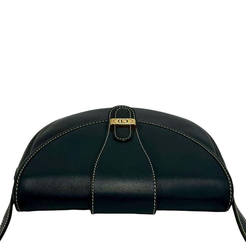 Dior Leather CD Logo Flap Crossbody Black Leather Very good condition - Inside View