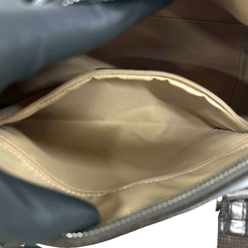 Dior Small Diorissimo Trotter Canvas Street Chic Boston Bag Beige Canvas Very good condition - Model View